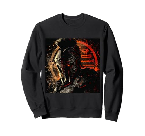 Sparta Spartanischer Kämpfer Helm Leonidas Spartaner Herren Sweatshirt von Sparta Shop IBK