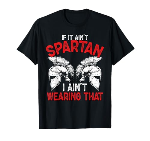 Griechischer Spartanischer Krieger Lustiges Sparta-Design Männer T-Shirt von Spartan Ancient Greece Mens Graphic Greek