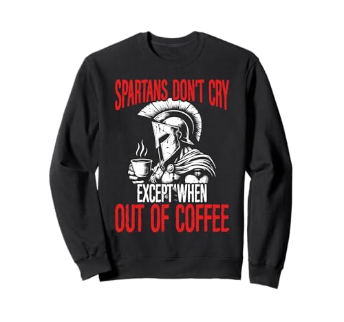 Lustiges griechisches Krieger-Design Spartan Herren Grafik Sweatshirt von Spartan Ancient Greece Mens Graphic Greek