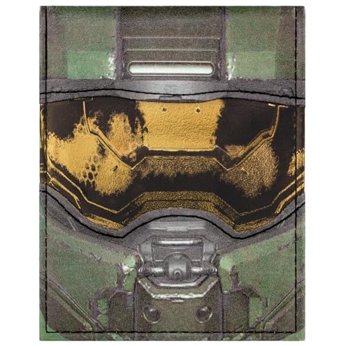 UNSC Spartan Master Chief Halo Finish The Fight Geldbörse/Geldbeutel Bi-Fold ID & Kartenhalter, Grün von Spartan Power