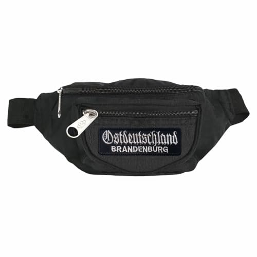 Bauchtasche Body Bag Ostdeutschland Brandenburg mit wechselbarem Patch Gürteltasche Ossi von Spaß Kostet