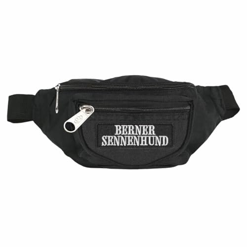 Bauchtasche Futterbeutel Berner Sennenhund mit wechselbarem Patch Hunde Rasse von Spaß Kostet