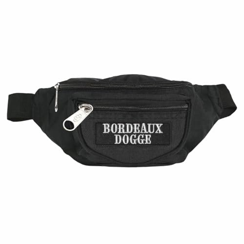 Bauchtasche Futterbeutel Bordeaux Dogge mit wechselbarem Patch Hunde Rasse von Spaß Kostet