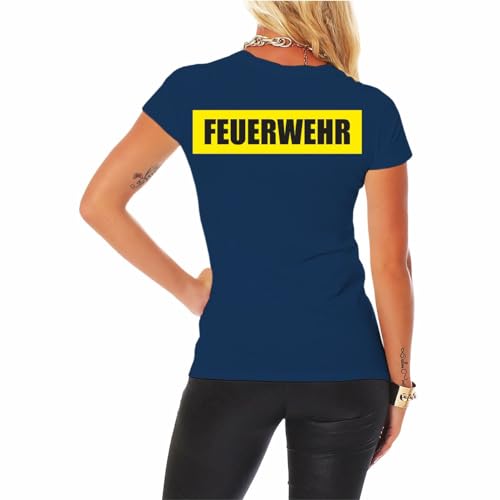 Damen T-Shirt Feuerwehr Motiv für Frauen Mädchen Größe XS - XXL von Spaß Kostet