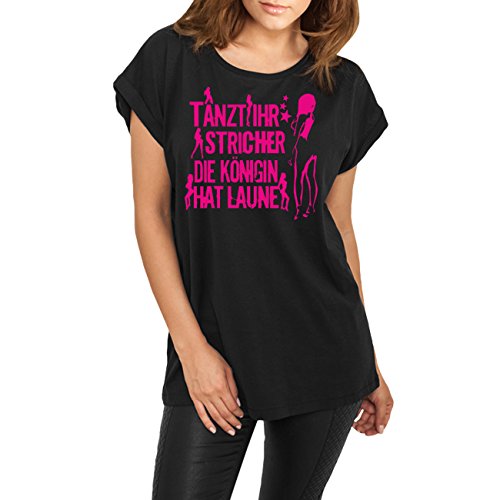 Damen T-Shirt Tanzt Ihr Stricher die Königin hat Laune PINK freche sprüche Porn Damen T-Shirt Tanzt Ihr Stricher die Königin hat Laune PINK freche sprüche Porn von Spaß Kostet