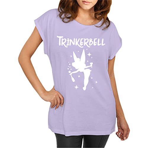 Damen Tshirt Longshirt lustige Sprüche Trinkerbell Club Party Tour Funshirts Damen Tshirt Longshirt lustige Sprüche Trinkerbell Club Party Tour Funshirts von Spaß Kostet