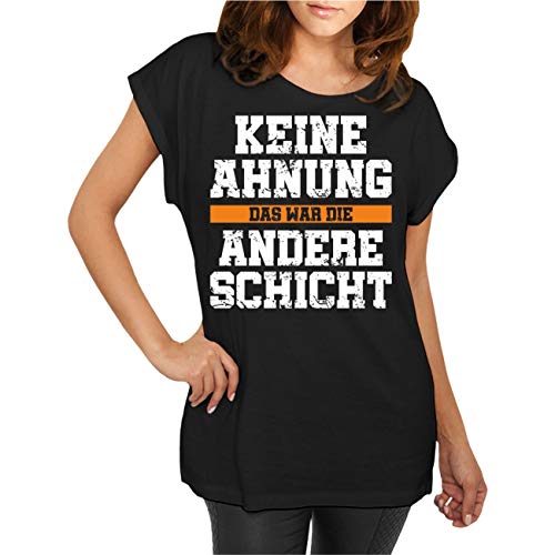 Frauen und Damen T-Shirt Keine Ahnung das war die andere Schicht Größe XS - 5XL Frauen und Damen T-Shirt Keine Ahnung das war die andere Schicht Größe XS - 5XL von Spaß Kostet