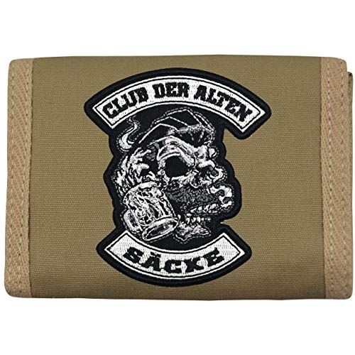 Geldbörse mit Aufnäher Club der Alten Säcke von Spaß Kostet