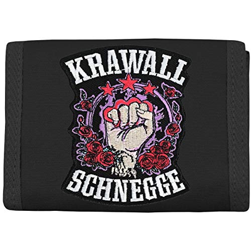 Geldbörse mit Aufnäher Krawallschnegge von Spaß Kostet