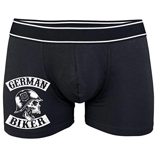 Herren Boxershort mit Spruch Biker Germany MC Chopper von Spaß Kostet