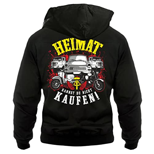 Herren Harrington Jacke mit Kapuze DDR Heimatliebe Ostdeutschland ifa osten von Spaß Kostet