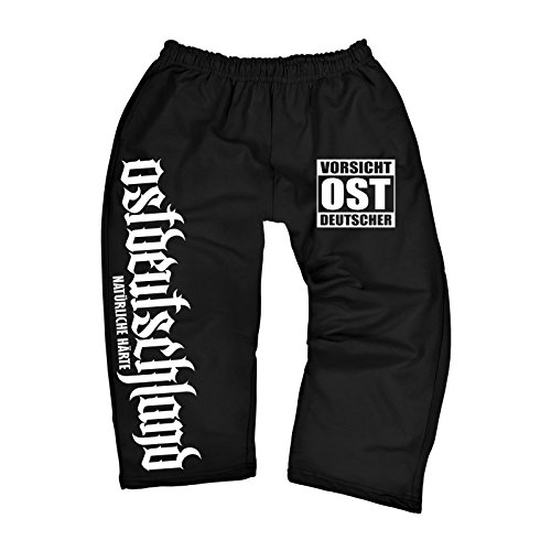 Herren Jungs Dreiviertel 3/4 Jogginghose Ostdeutschland natürliche Härte Osten von Spaß Kostet