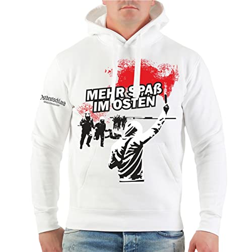 Herren Kapuzenpullover Hoodie Ostdeutschland Mehr Spaß im Osten Größe M - 5XL von Spaß Kostet