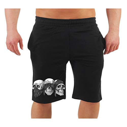 Herren Kurze Hose Shorts Schädel Totenköpfe Skulls Schädel Totenkopf Gang Biker Herren Kurze Hose Shorts Schädel Totenköpfe Skulls Schädel Totenkopf Gang Biker von Spaß Kostet