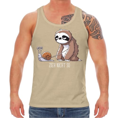 Herren Männer Tanktop Trägershirt Zieh Nicht so Grösse S - 5XL chillen lustig witzig Funshirt von Spaß Kostet