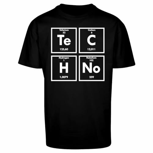 Herren Oversize T-Shirt Techno S bis 5XL Musik House Elektro Dance Clubs Party von Spaß Kostet