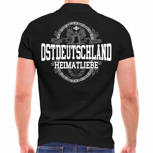 Herren Poloshirt Polohemd Ostdeutschland Heimatliebe DDR Männer Polo Osten von Spaß Kostet