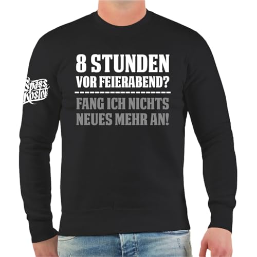 Herren Pullover 8 Stunden vor Feierabend Statement lustiger Spruch Arbeit Chef Größe S - 5XL Herren Pullover 8 Stunden vor Feierabend Statement lustiger Spruch Arbeit Chef Größe S - 5XL von Spaß Kostet
