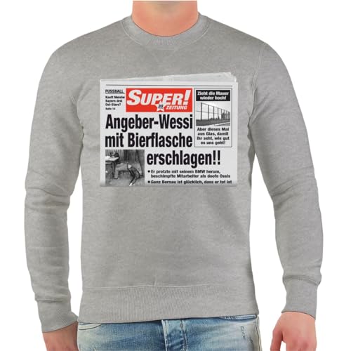 Herren Pullover Ostdeutschland Angeber Wessi Witziger Spruch Zeitung Humor DDR Größe S - 4XL Herren Pullover Ostdeutschland Angeber Wessi Witziger Spruch Zeitung Humor DDR Größe S - 4XL von Spaß Kostet
