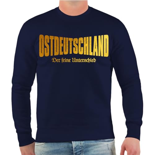 Herren Pullover Sweatshirt Ostdeutschland Gold Druck Sprüche Spruch Motiv Herren Pullover Sweatshirt Ostdeutschland Gold Druck Sprüche Spruch Motiv von Spaß Kostet