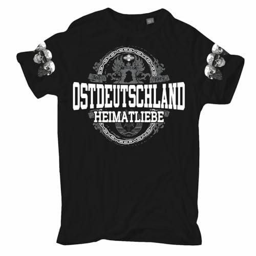 Herren T-Shirt Ostdeutschland Heimatliebe S bis 5XL Männer Heimat DDR Osten von Spaß Kostet