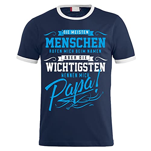 Herren T-Shirt Vatertag Die wichtigsten nennen Mich Papa Größe S - 5XL von Spaß Kostet