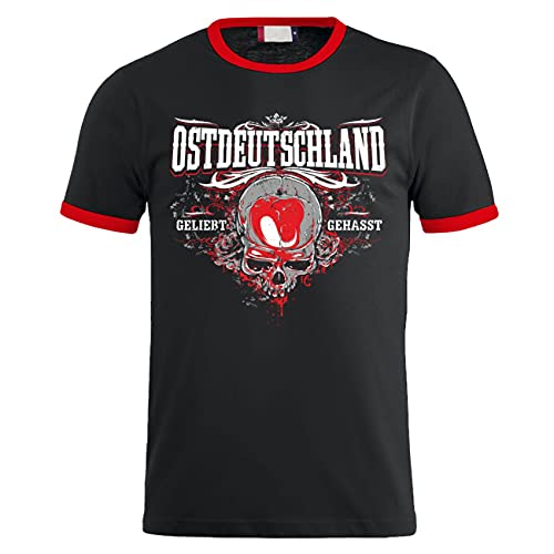 Herren Tshirt Ostdeutschland geliebt gehasst Osten DDR Spruch Sprüche Ostdeutsch Größe S - 5XL von Spaß Kostet