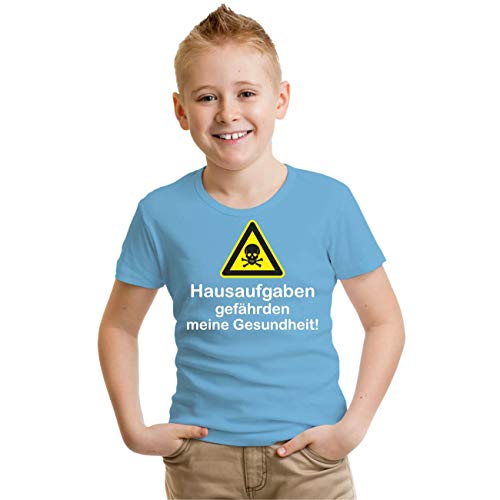 Jungen Mädchen Tshirt Hausaufgaben gefährden Meine Gesundheit Schule Sprüche von Spaß Kostet