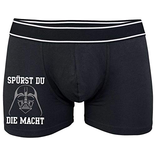 Männer Boxershort mit Spruch Spürst du die Macht Größe S bix 5XL Männer Boxershort mit Spruch Spürst du die Macht Größe S bix 5XL von Spaß Kostet