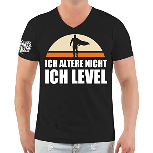 Männer T-Shirt PC Konsole Ich altere Nicht ICH Level Größe S - 5XL von Spaß Kostet