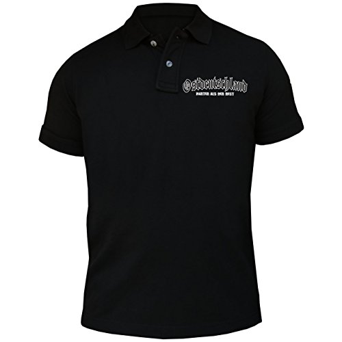 Männer und Herren Polo Shirt Der Osten feiert Anders (mit Rückendruck) von Spaß Kostet