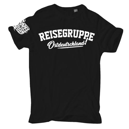 Männer & Herren T-Shirt Reisegruppe Ostdeutschland (Rückendruck) Größe S bis XXL von Spaß Kostet