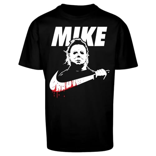 Men Oversize T-Shirt Horror Logo Mike Killer Merch Slip Life is Pain Movies von Spaß Kostet