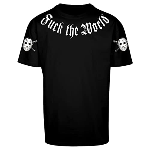 Oversize T-Shirt Fuck The World In jeder Sprache S bis 5XL von Spaß Kostet