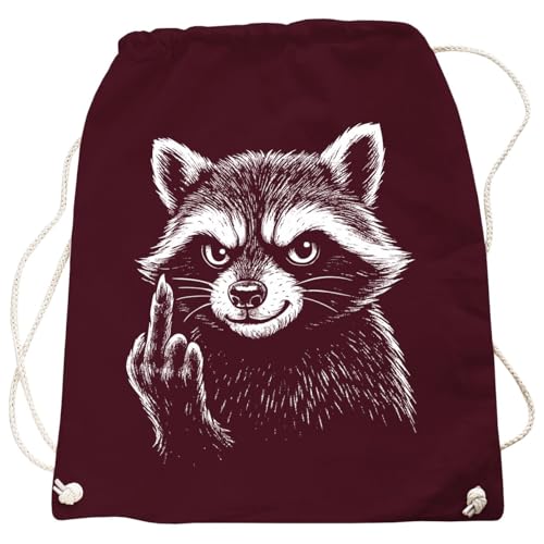 Rucksack Frecher Waschbär Funny Raccoon Gymbag Animal Design Animal Design von Spaß Kostet