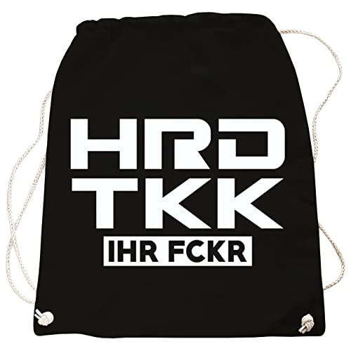 Rucksack Stofftasche Bag Hard TEKK Ihr FCKR tekkno Techno Motiv in vielen Farben von Spaß Kostet