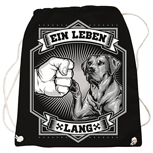 Rucksack Tasche Bag Rhodesian Ridgeback Motiv Design als Gassi Beutel von Spaß Kostet