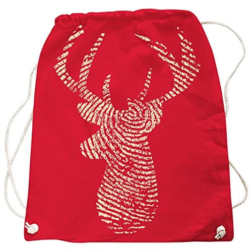 Rucksack Tasche Beutel Hirsch Jäger Förster Natur Wald Motiv in vielen Farben von Spaß Kostet