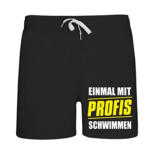 Spaß Kostet Badehose Swim Shorts Einmal mit Profis Schwimmen Größe M bis 5XL von Spaß Kostet