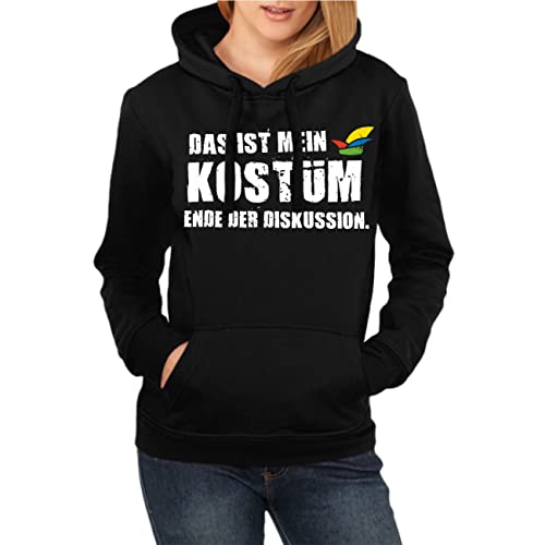 Damen Kapuzenpullover Das ist Mein KOSTÜM Ende Diskussion Fasching Karneval von Spaß Kostet