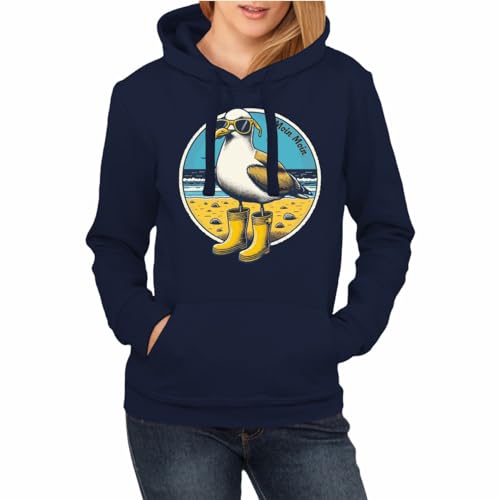 Spaß Kostet Damen Kapuzenpullover Hoodies Moin Moin Möwen Motiv nordsee ostsee von Spaß Kostet