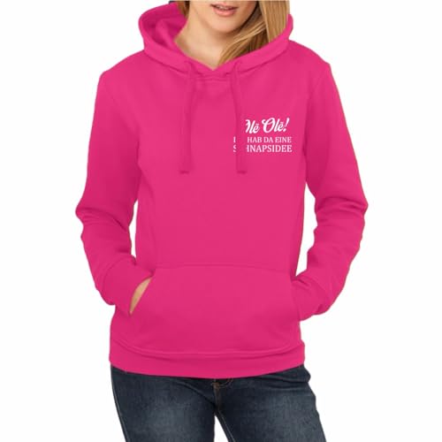 Spaß Kostet Damen Kapuzenpullover Ole Ole ich hab da eine Schnapsidee Malle Urlaub kirmes von Spaß Kostet