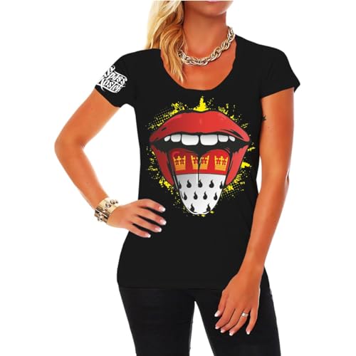 Spaß Kostet Damen Tshirt Kölsche Kölner Karneval Motive Colonia Zunge Größe XS - XXL von Spaß Kostet