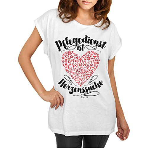 Spaß Kostet Damen Tshirt Longshirt Pflegedienst Herzenssache XS - 5XL Spaß Kostet Damen Tshirt Longshirt Pflegedienst Herzenssache XS - 5XL von Spaß Kostet