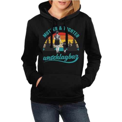 Spaß Kostet Frauen Kapuzenpullover Mutter und Tochter unschlagbar Hoodie Retro Style Family Größe XS - XXL von Spaß Kostet