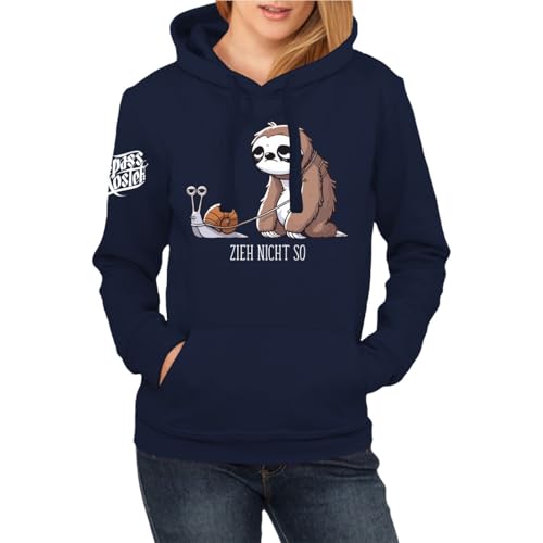 Spaß Kostet Frauen Kapuzenpullover Zieh Nicht so Hoodie lustiges Faultier Motiv Sprüche Größe XS - XXL von Spaß Kostet