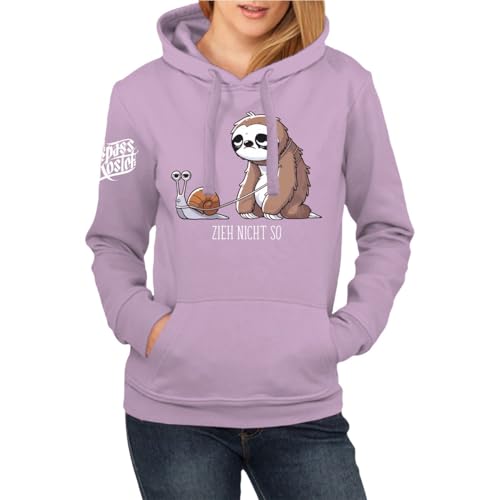 Spaß Kostet Frauen Kapuzenpullover Zieh Nicht so Hoodie lustiges Faultier Motiv Sprüche Größe XS - XXL von Spaß Kostet