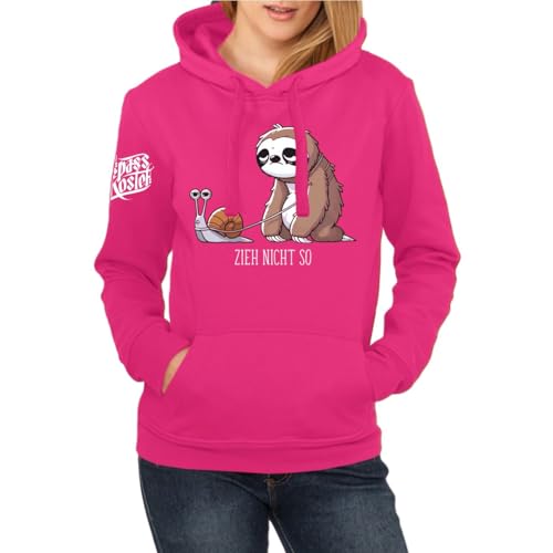 Spaß Kostet Frauen Kapuzenpullover Zieh Nicht so Hoodie lustiges Faultier Motiv Sprüche Größe XS - XXL von Spaß Kostet