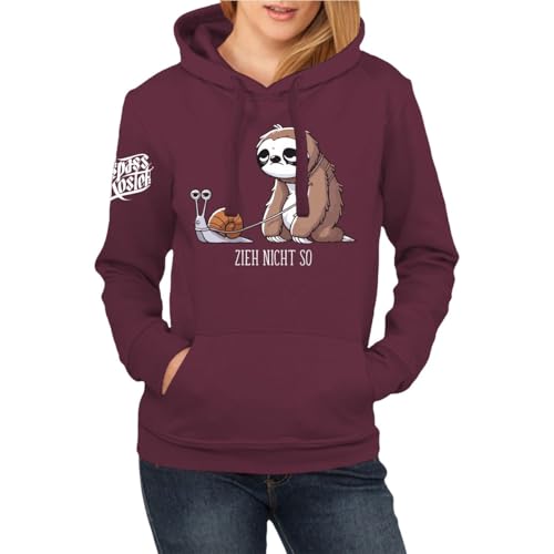 Spaß Kostet Frauen Kapuzenpullover Zieh Nicht so Hoodie lustiges Faultier Motiv Sprüche Größe XS - XXL von Spaß Kostet