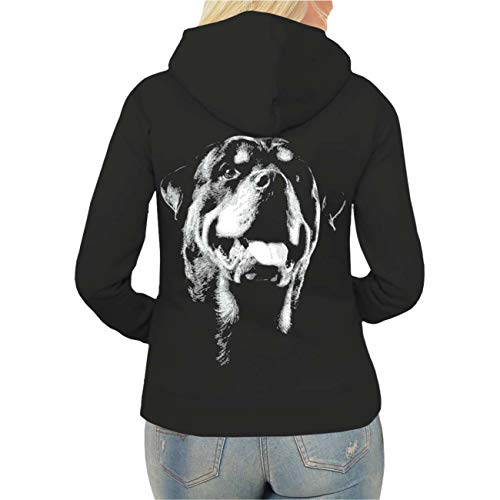 Spaß Kostet Frauen und Damen Kapuzenjacke Rottweiler Grösse XS bis XXL von Spaß Kostet